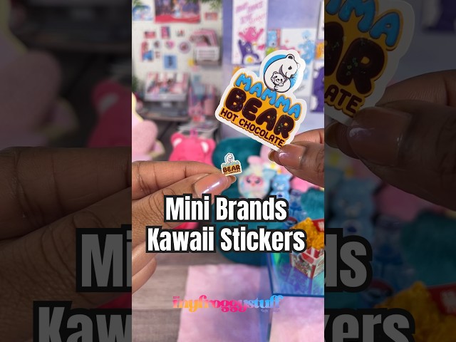 Making Minis With The Collector’s Guide | Mini Brands Kawaii Stickers  | DIY