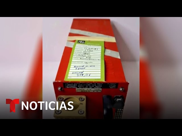 Hallan enterrada a 8 pies la caja negra del avión que se cayó en Philadelphia | Noticias Telemundo