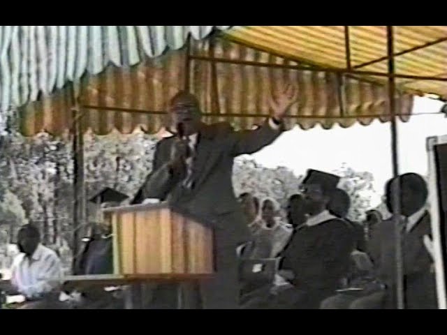 Pastor Dennis White Commencement Proclamation 1997