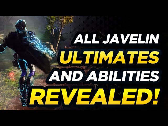 Anthem | All Javelin Ultimates and Abilities REVEALED!!!