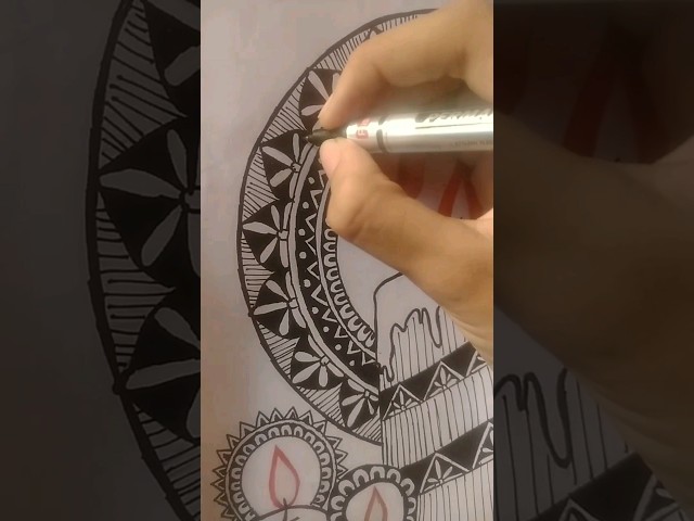 Part-2 Candle mandala art❤️😱 #artsywish #youtubeshorts #ytshorts #diy #shorts