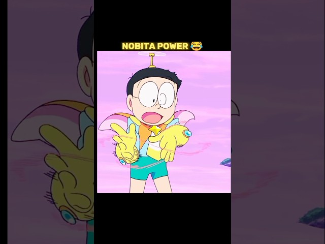 NOBITA KI SUPERPOWER 😂#doraemon #anime #edit #shorts