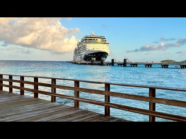 Holland America Cruise Line Nieuw Amsterdam Caribbean Verandah Balcony QUAD Cabin Tour + Grand Turk