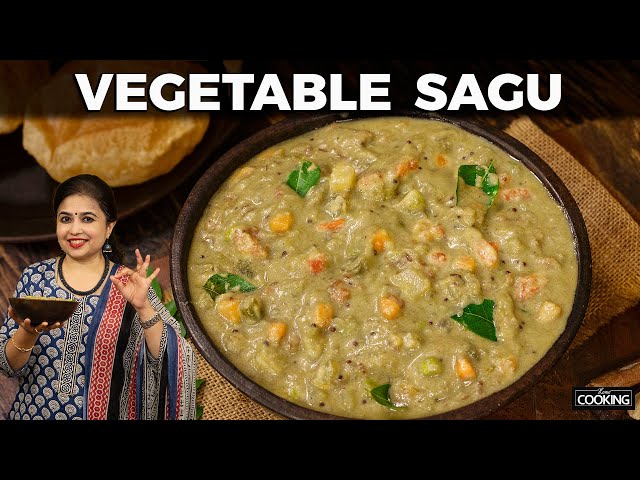 Vegetable Sagu | Mixed vegetable Saagu Recipe | Side dish for Poori | Veg Kurma Recipe