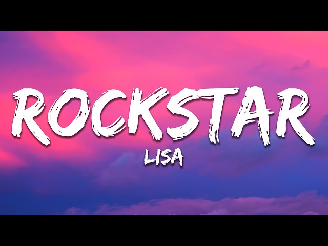 LISA - Rockstar (Lyrics) Sped Up