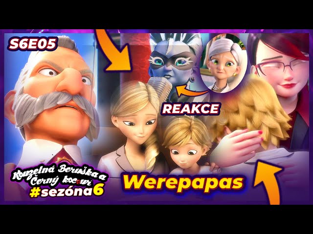 Nathalie adoptovala Adriena!!😱| MIRACULOUS: 6 SÉRIE 🐞[reakce ep 5. „Werepapas”]