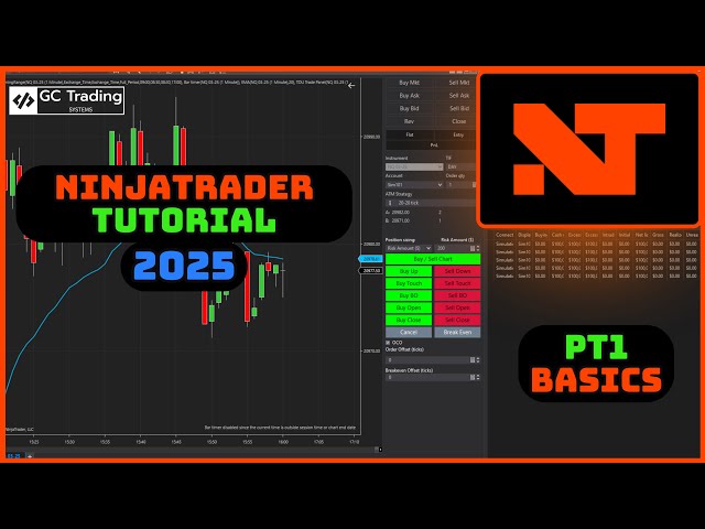 Simple NinjaTrader Tutorial | Basics 2025