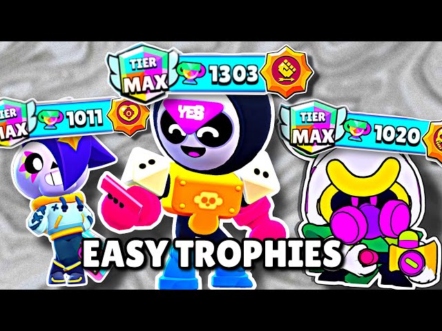 Top 15 EASIEST Max TIERS in Brawl Stars *AFTER Update* (NEW Meta)