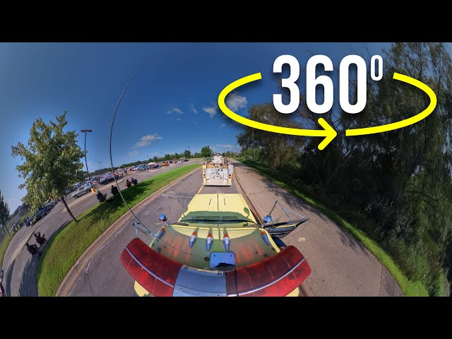 (360 VIDEO) Lakeville Cruise Night [FIRE TRUCKS]