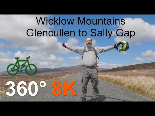 Wicklow Mountains - Glencullen to Sally Gap : 8K VR 360 Irish Cycling : Virtual Bike Ride Ireland