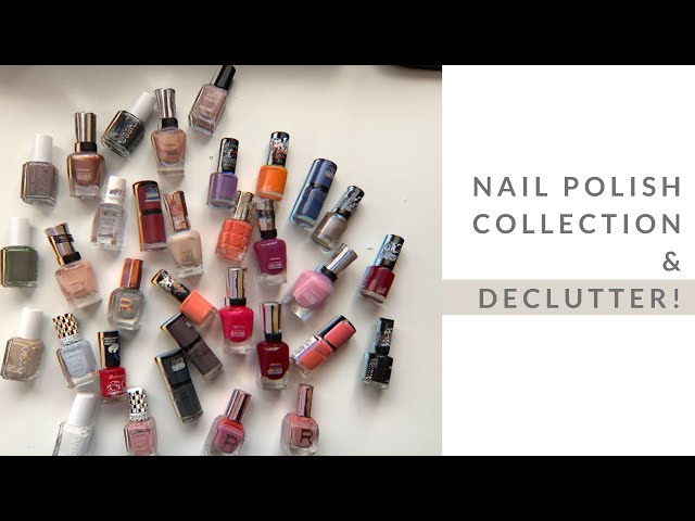 Nail Polish Collection & Declutter