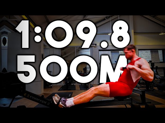 1:09.8 500m WORLD RECORD on the Rowing Machine | Phil Clapp