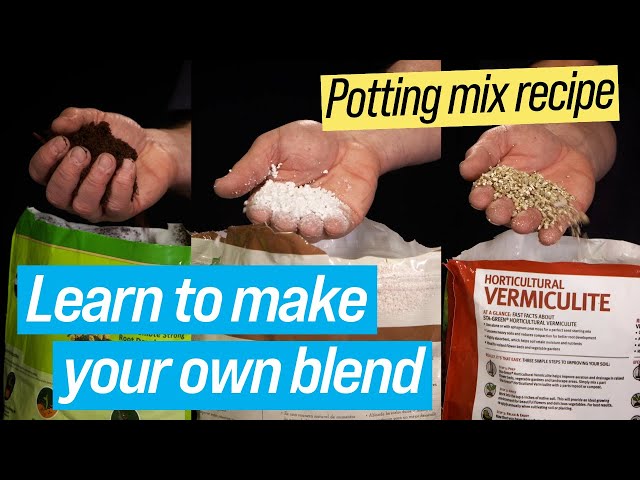 Make your own potting mix | Year-Round Gardening | garden tips