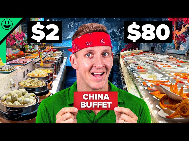 $2 Buffet vs $80 Buffet in Chengdu, China!! I Can't Believe They Eat This!!