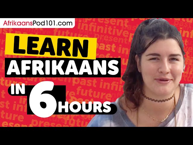 Learn Afrikaans in 6 Hours - ALL Japanese Absolute Beginners Need