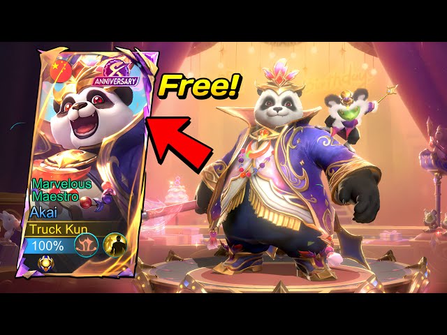 THANK YOU MOONTON FOR THIS NEW AKAI ANNIVERSARY SKIN!!😱(Full gameplay rank)