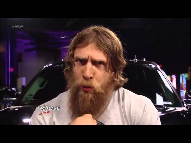 Daniel Bryan trashes Randy Orton car with paint.2013 August 26.