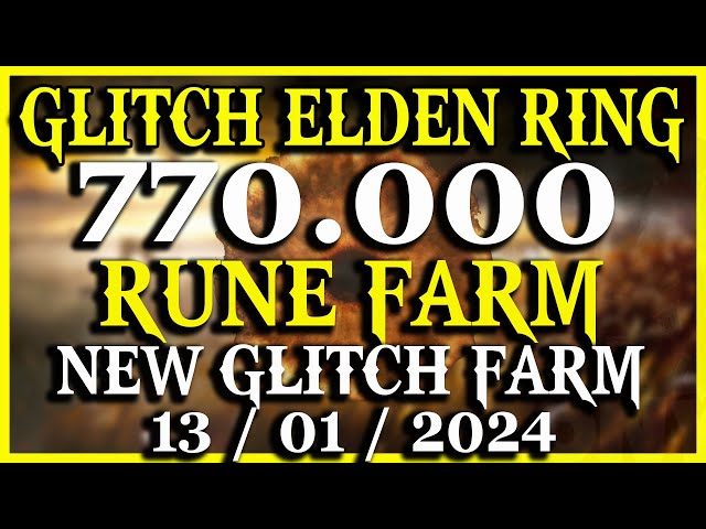 GLITCH ELDEN RING | HOW TO GET 770,000 RUNES + INCREASE BONUS + ELDEN RING TUTORIAL #eldenring