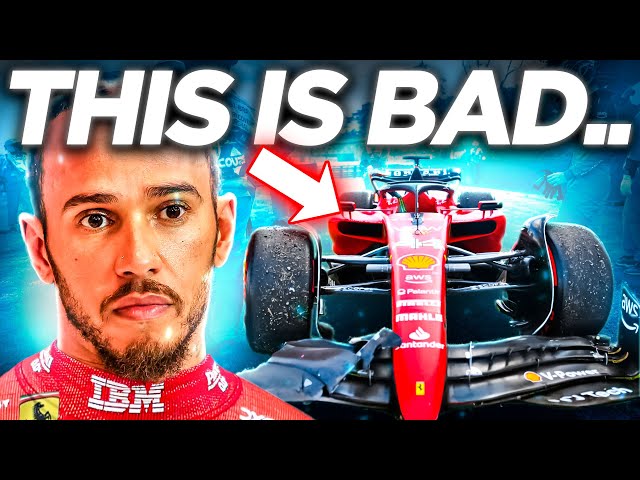 Hamilton's Ferrari TEST ENDS in DISASTER After MASSIVE CRASH!