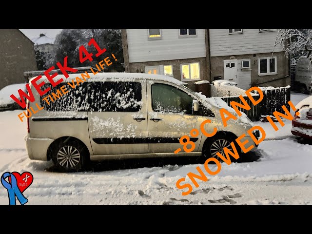 Week 41: -8°c and no heating \winter van life