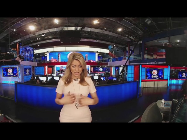 360 Tour of the new 7News newsroom with Jadiann Thompson