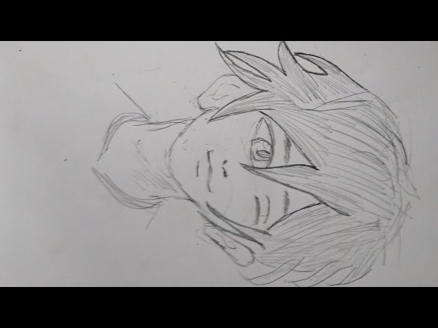 HOW TO DRAW A ANIME BOY #yt #anime #sketch #Art lab