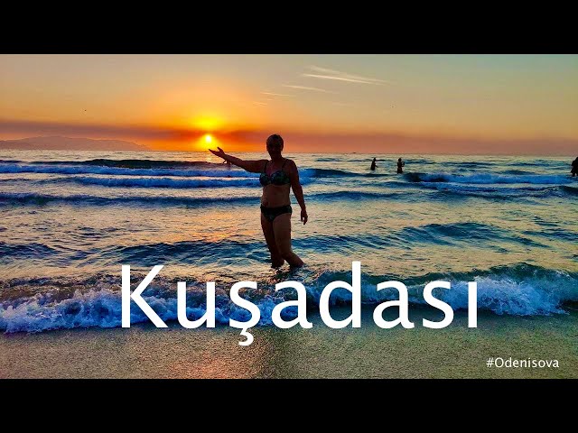 Путешествуем по Турции🇹🇷 Купание на закате в Кушадасы/Traveling around Turkey.Swimming in Kusadasi