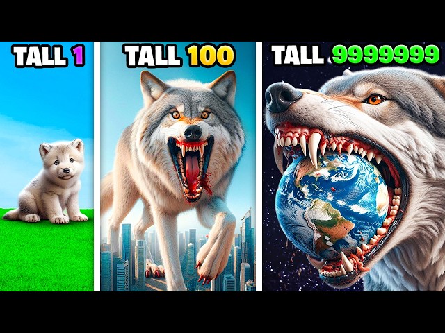 Shortest To TALLEST WOLF In GTA 5!