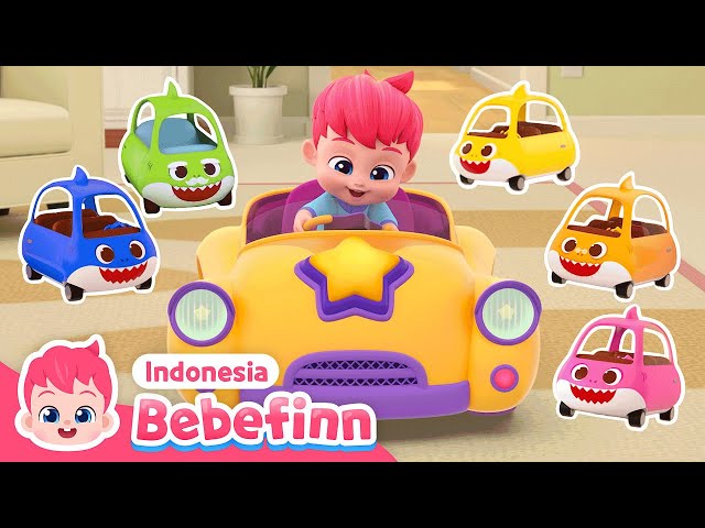 Bayi Mobil bum bum, brum brum | Lagu Anak | Bebefinn Bahasa Indonesia