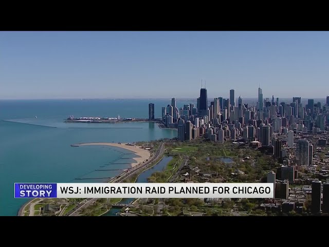 Mass deportation raids could start in Chicago as soon as Tuesday: report - WGN News at 7