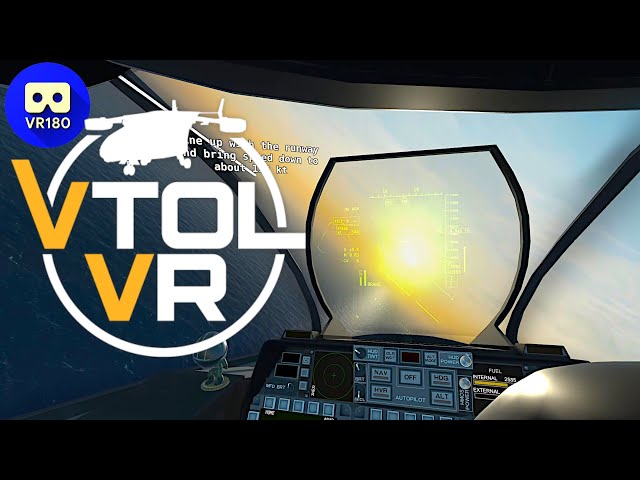 🔴[3D VR180] I SUCK at flying - VTOL VR