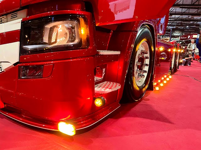 Scania V8 in Ciney Truck Show 2024