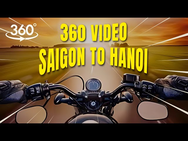 😨Bike Stunt Adventure 360 Video VR | Saigon to Hanoi🇻🇳 #Shanishtravelvlog