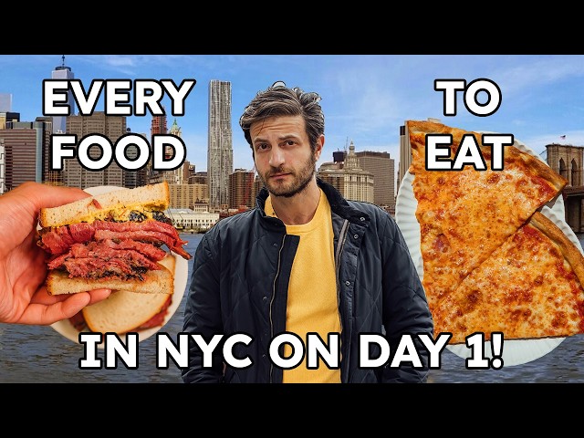 Perfect 1st Day of Eating in NYC Restaurant Guide | Jeremy Jacobowitz