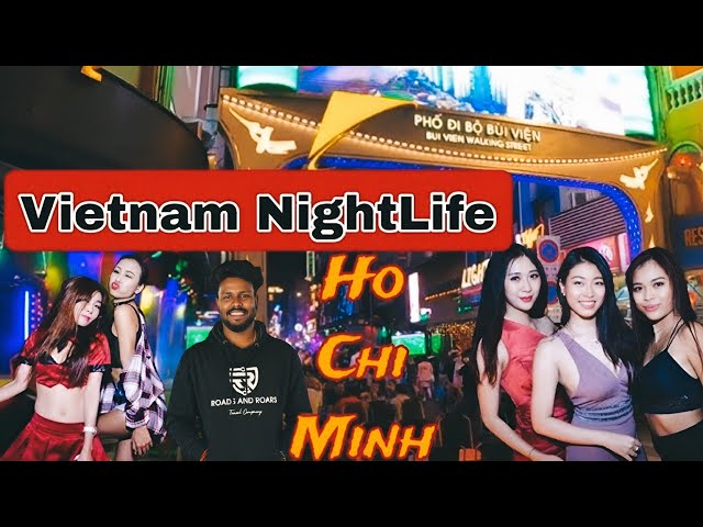 Nightlife in Vietnam's Colorful Bui Vien Walking Street and Exotic Sea Food🐟 #tamilvlogger