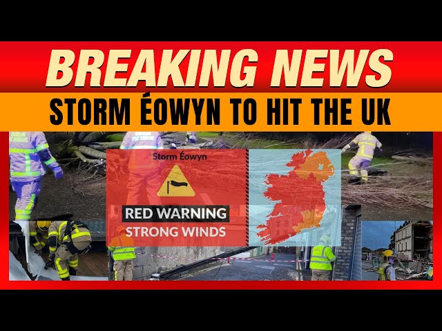 Storm Eowyn hits UK as red weather warning issued | UK | Scotland | Ireland | News9