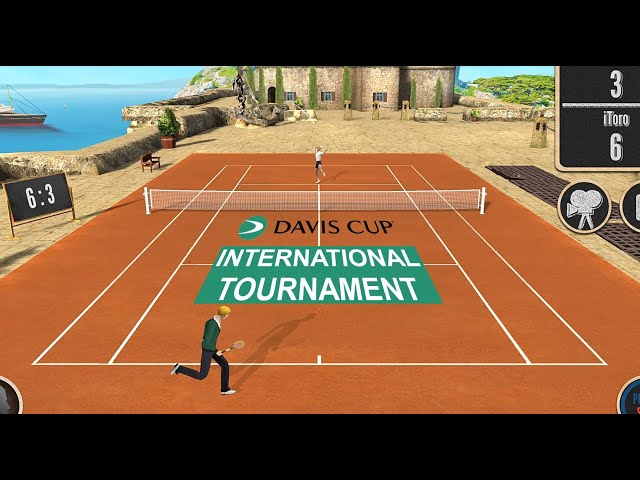 Tennis International Tournament (Davis Cup) - World of Tennis Roaring '20s PC Gameplay