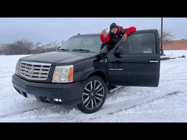 Snow fun with the gang, testing out the new wheels ❄️