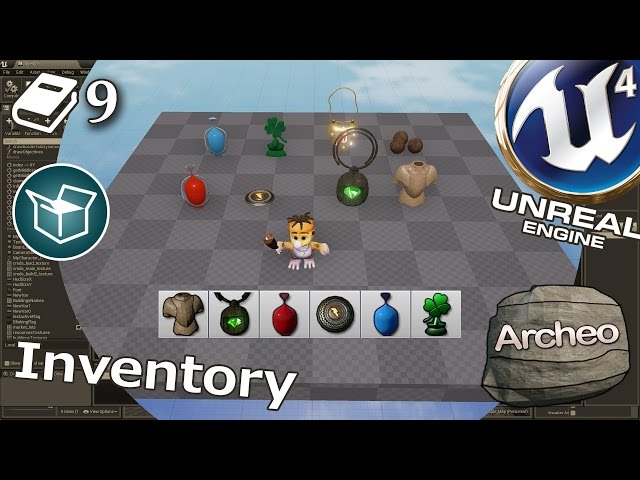 Unreal Engine 4 Guide - Simple inventory, pickup system