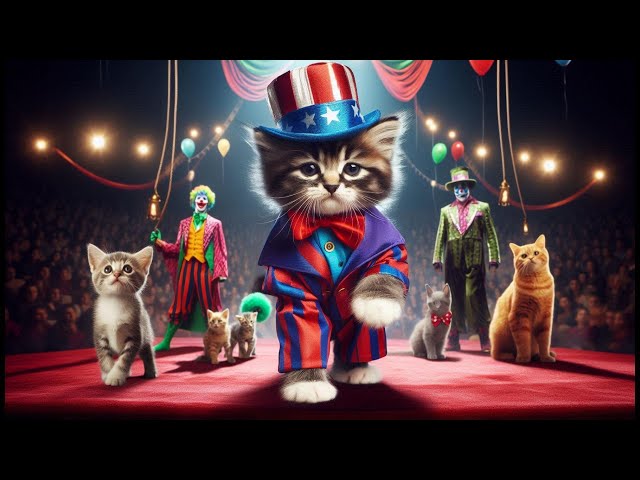 KITTEN PERFORMING JOKER ROLE IN CIRCUS #URLPIHU @Urlpihu SUBSCRIBE AND LIKE