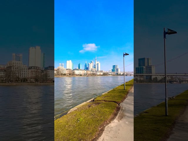 🇩🇪 Frankfurt | City View from Old Sachsenhausen #travel #traveleurope #europe #germany #frankfurt