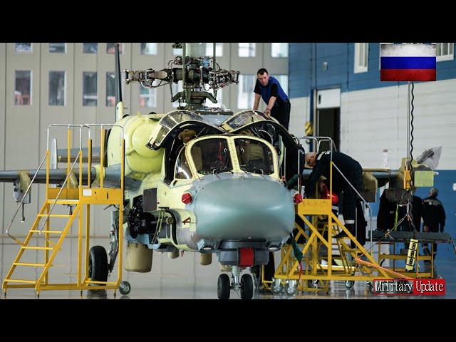 Terrifying !! Russian Ka-52 attack helicopters Factory Shocked the World