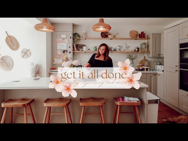 GET IT ALL DONE WITH ME | PRODUCTIVE DAY CLEANING, COOKING & ORGANISING! AD