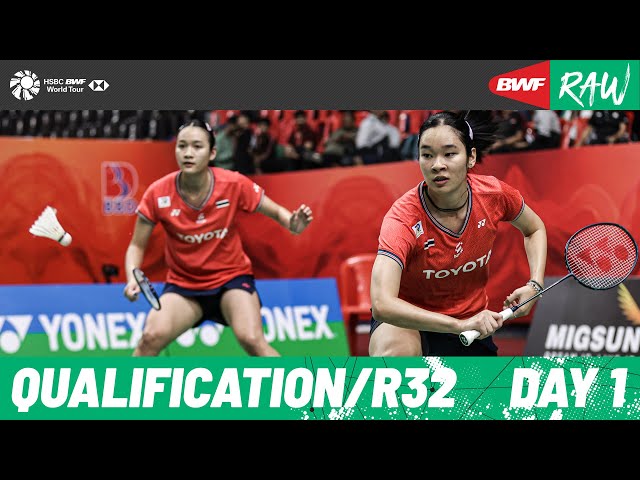 PRINCESS SIRIVANNAVARI Thailand Masters 2025 | Day 1 | Q+R32 | Court 3