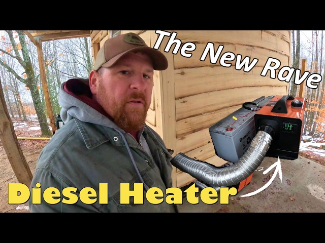 Installing a Diesel Heater in Our Off-Grid Mini Cabin | Affordable Winter Heat