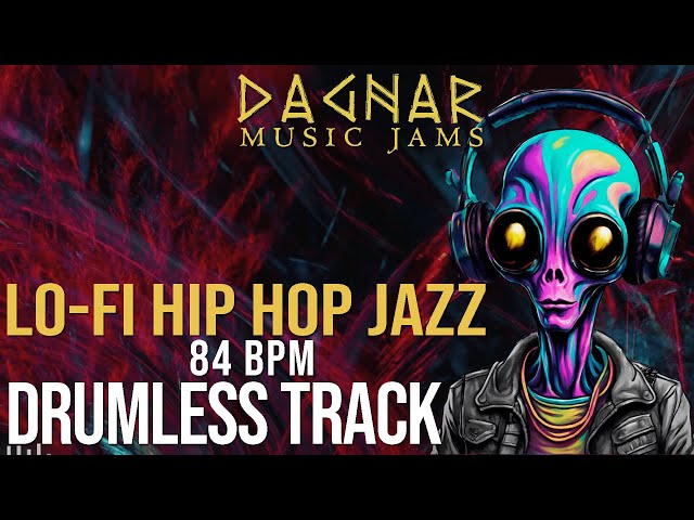 Lo-Fi Hip Hop Jazz - Drumless Track | 84 BPM | No Drums | Backing Track Jam For Drummers