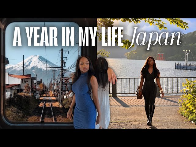 A YEAR IN MY LIFE LIVING IN JAPAN | GIVEAWAY +The Pro's and Con's | Travel, Shopping, What a year!