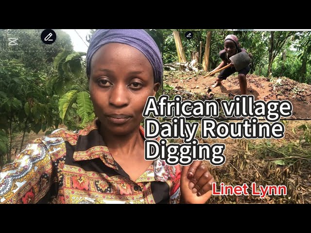 My Daily Routine Living In the African village! *Gardening/Digging* stories from Uganda East Africa.