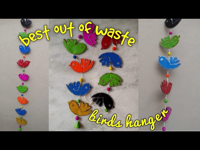 Birds Hanger | Cardboard crafts | Room makeover | Diy | Wall Hanging