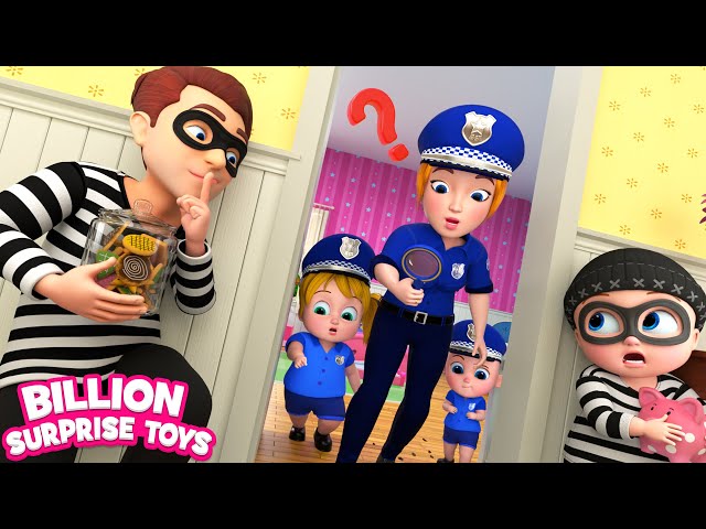 Family police pretend play fun! Kids Playtime Stories